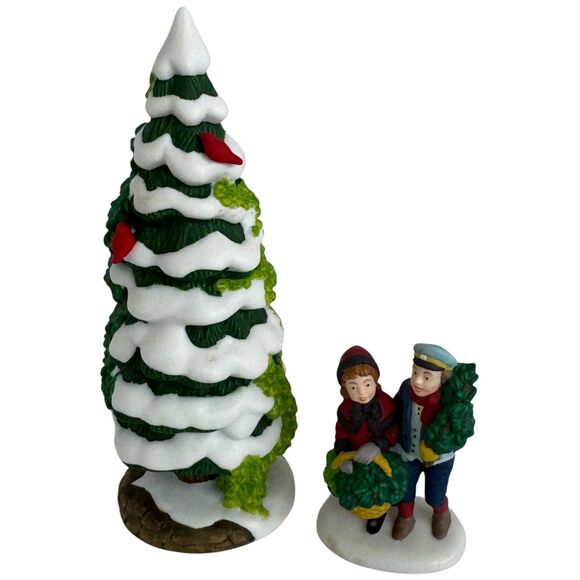 Dept 56 The Holly and the Ivy CHRISTMAS TREE Bird Couple Heritage EVENT PC 1997 - Picture 1 of 16